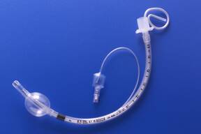 Cuffed Endotracheal Tube Flexi-set™ Safety Clear Plus™ 340 mm Length Curved 8.0 mm Adult Murphy Eye - 504580