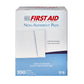 American® White Cross Nonadherent Dressing, 3 x 4 Inch 7575033