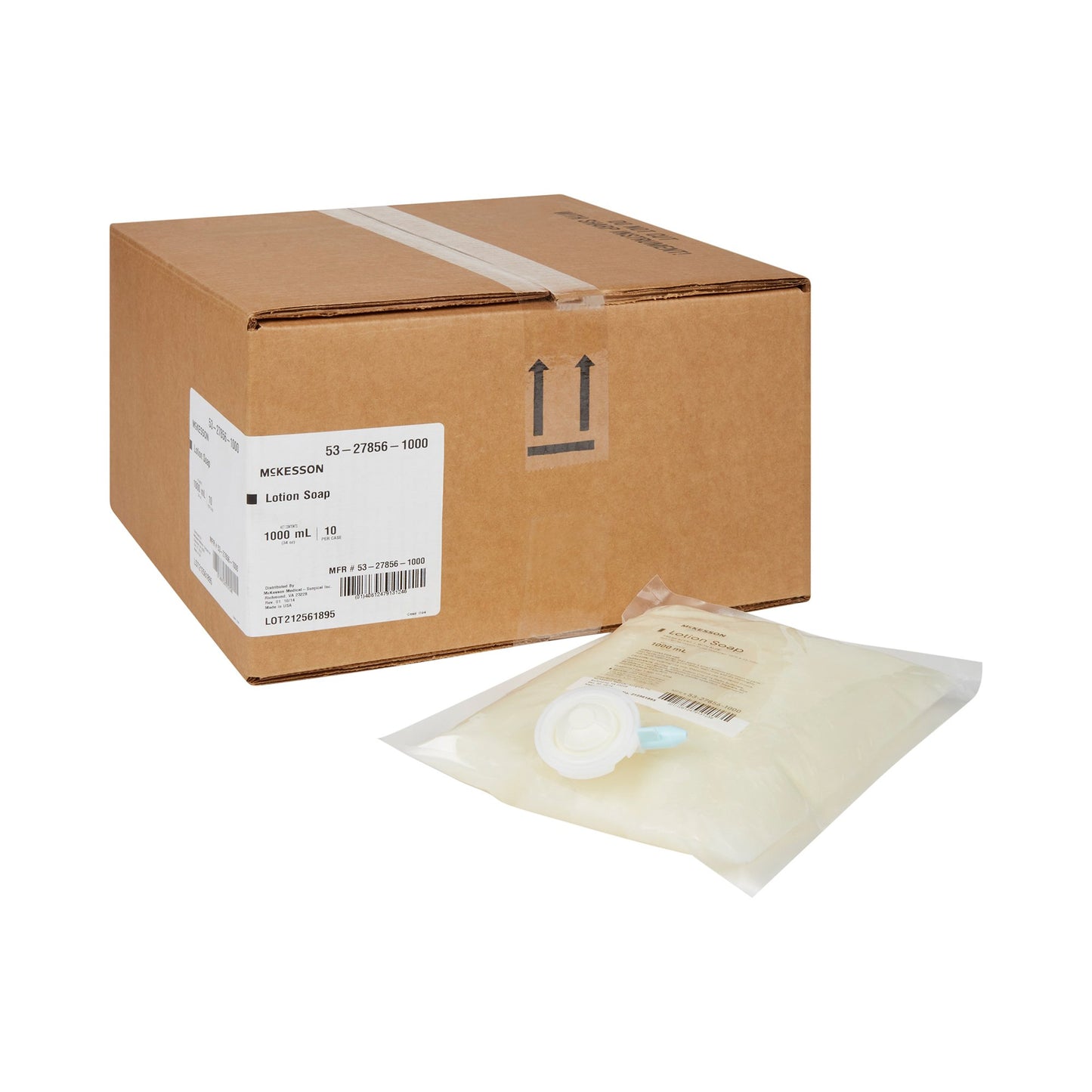 McKesson Lotion Soap, 1,000ml Refill Bag, Fresh Scent 53-27856-1000