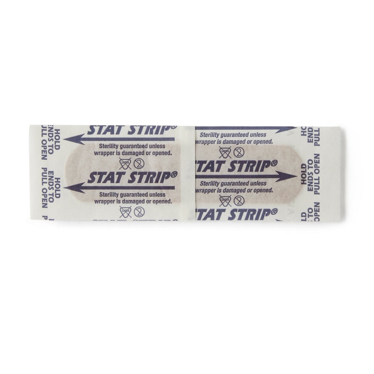 American® White Cross Stat Strip® Adhesive Strip, 3/4 x 3 Inch 15210