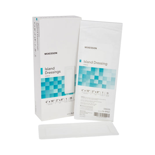 Island Dressing McKesson 4 X 10 Inch Rectangle Sterile - 16-89041