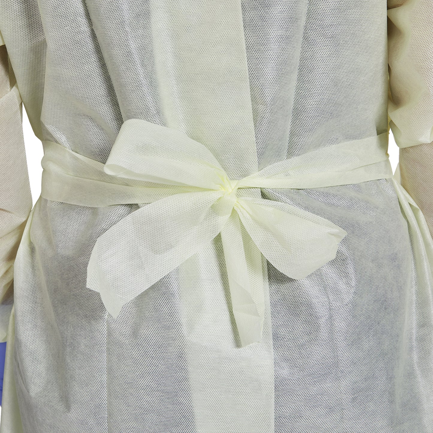 McKesson AAMI Level 2 Isolation Gown, Tape Tab Neck Style, One Size Fits Most 16-L2TNWT6Y-OSFM