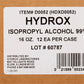 Hydrox Isopropyl Alcohol Antiseptic, 16 oz. Bottle D0042