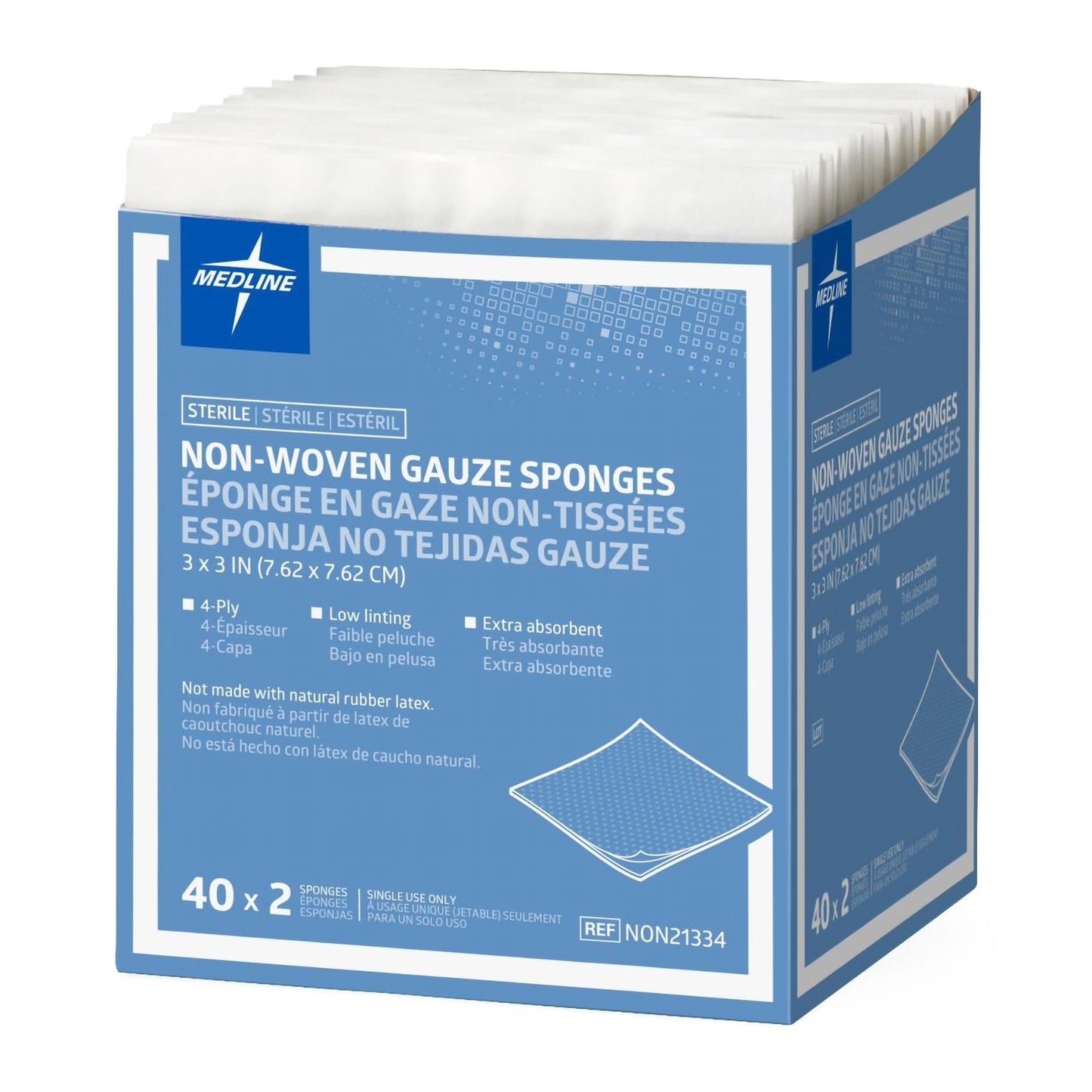 Nonwoven Sponge Avant Gauze® 3 X 3 Inch 4-Ply Sterile 2 per Pack NON21334
