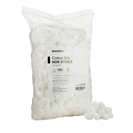 McKesson Brand McKesson Nonsterile Cotton Balls, Large 16-9152, Case of 2000