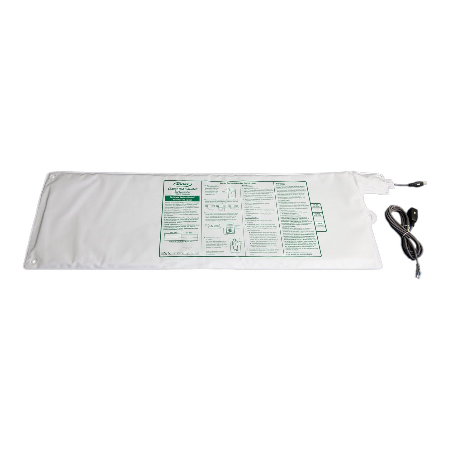 Bed Sensor Pad Smart Caregiver™ 10 X 30 Inch - TB-90R