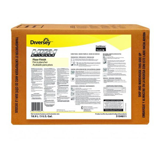 Floor Finish Diversey™ High Mileage® Liquid 5 gal. Box Mild Scent - DVS95104811