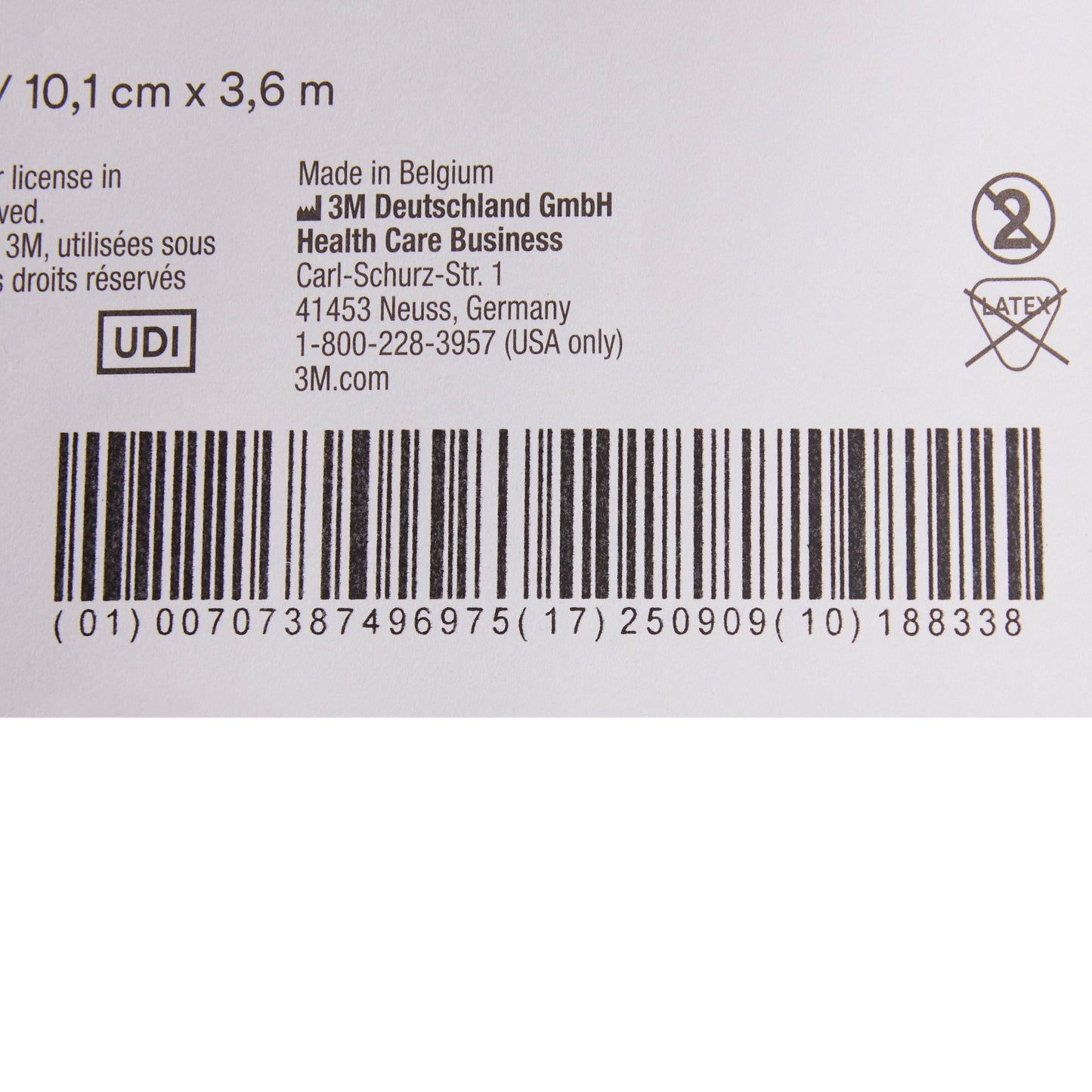 3M™ White Polyester Undercast Cast Padding, 4 Inch x 4 Yard CMW04