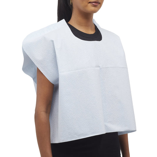 Exam Cape McKesson Blue Front / Back Opening Without Closure Unisex - 18-10857