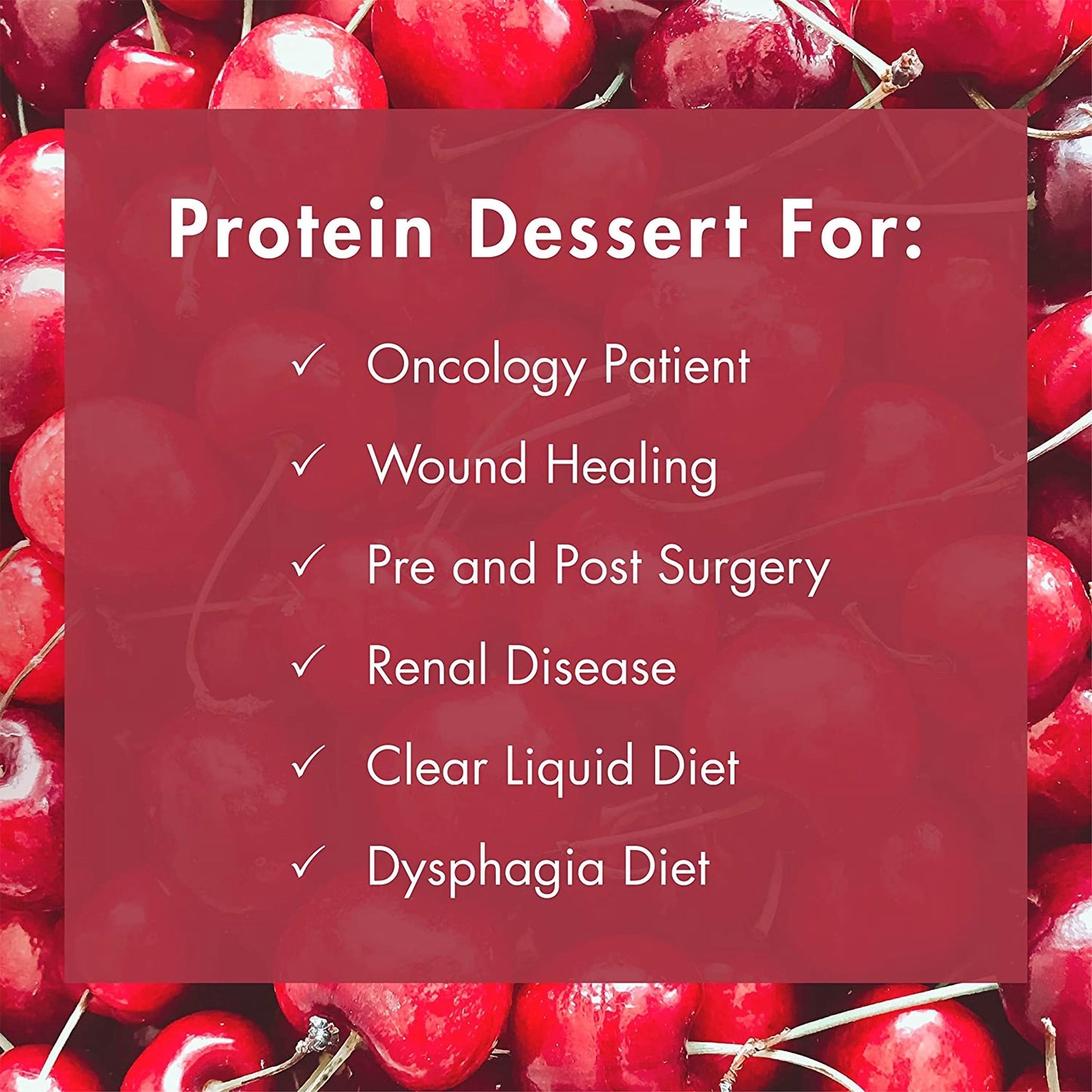 Gelatein® Plus Cherry High Protein Gelatin, 4-ounce cup 11701