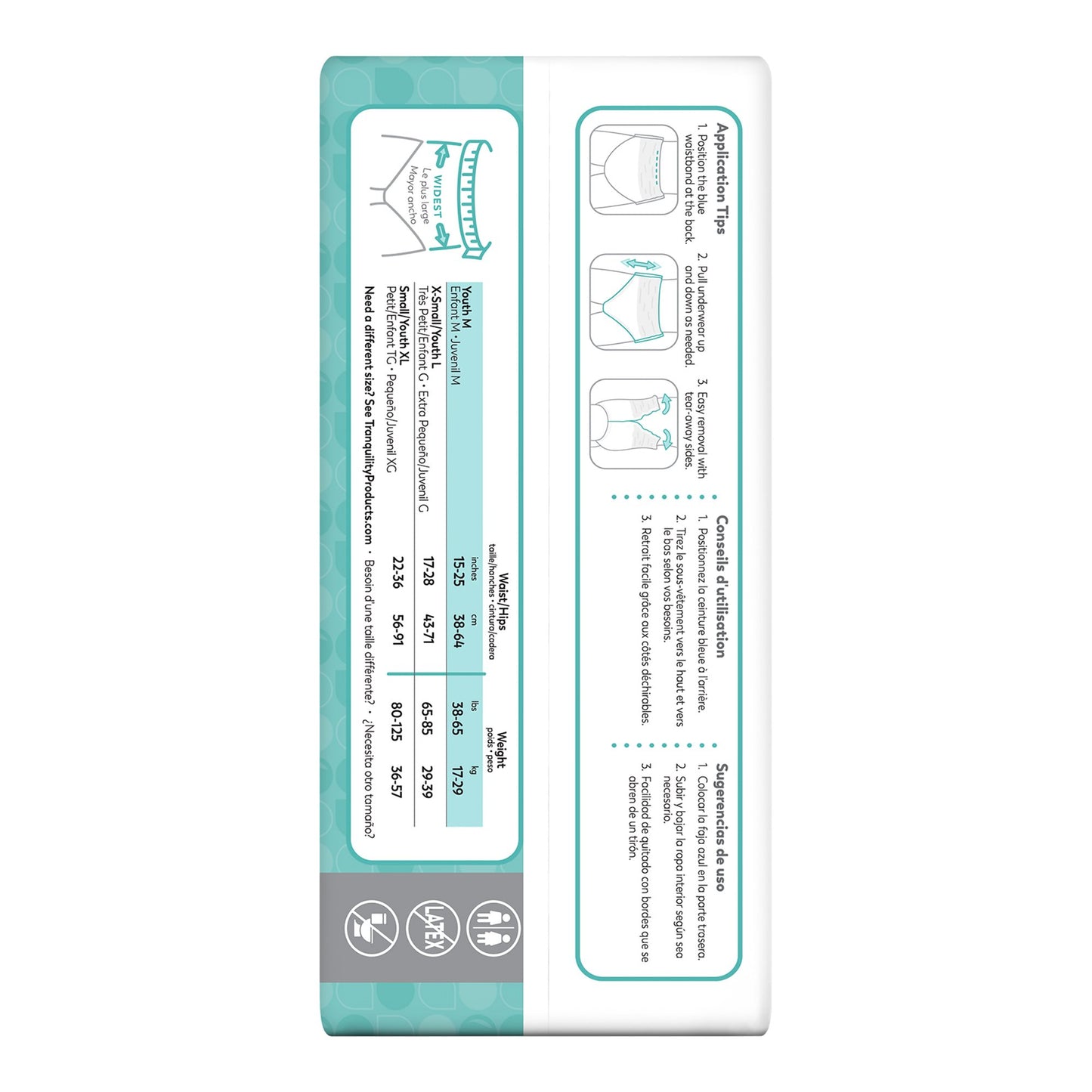 Select® Absorbent Underwear, Pediatric 2602