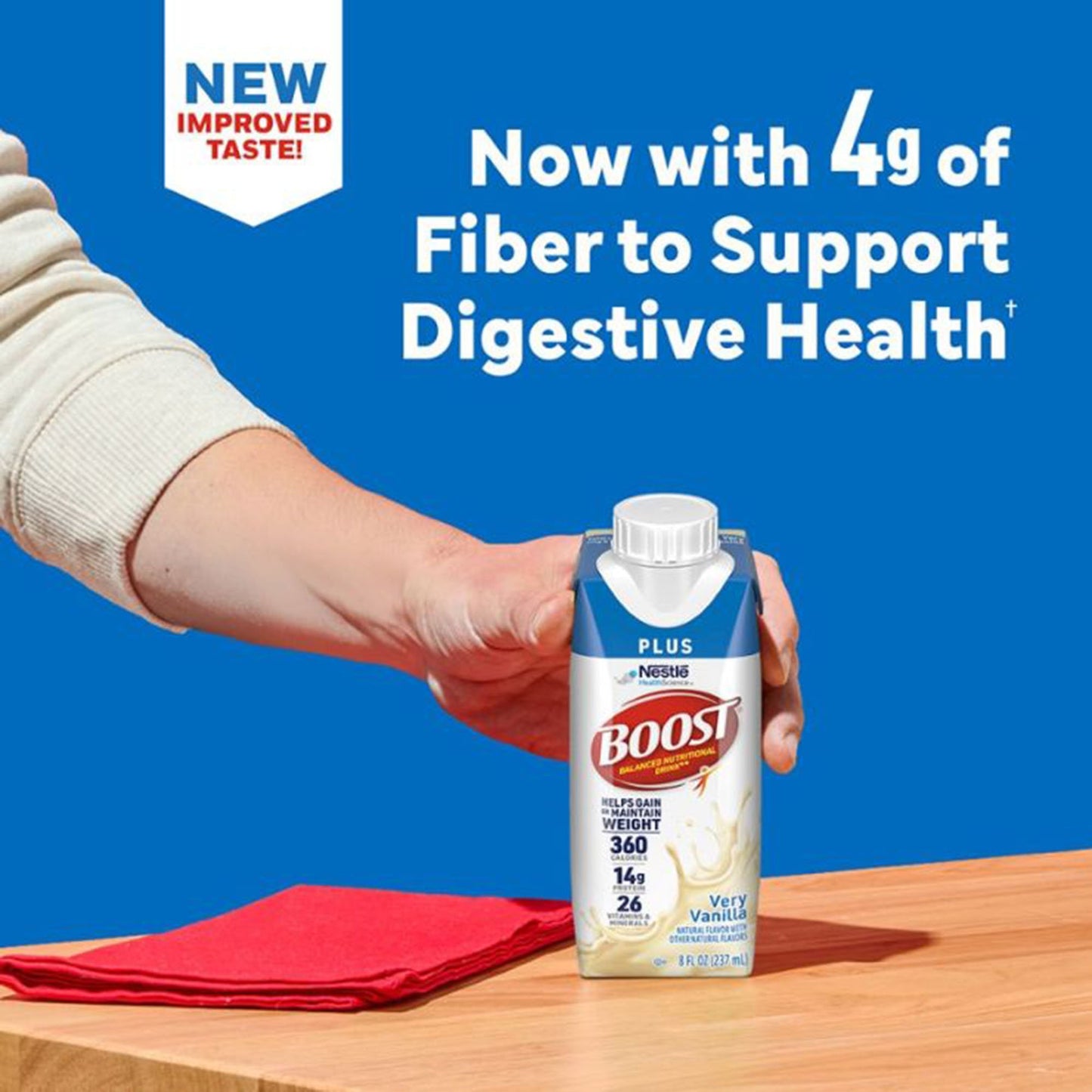 Boost® Plus Strawberry Balanced Nutritional Drink, 8-ounce bottle 00041679933367