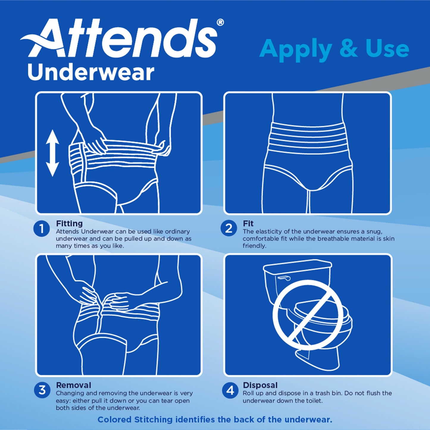 Attends® Bariatric Ultimate Absorbent Underwear, 3X-Large AU60