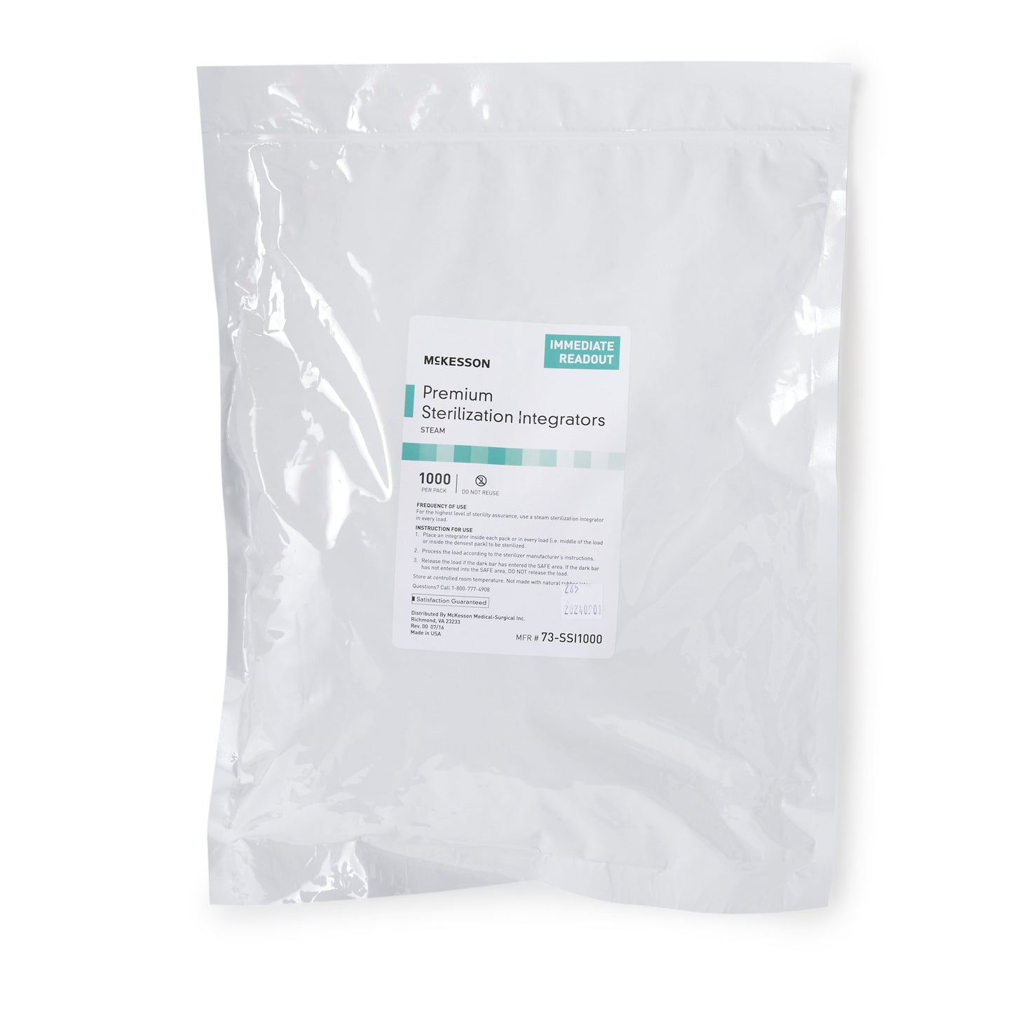 McKesson Sterilization Chemical Integrator Strip 73-SSI1000