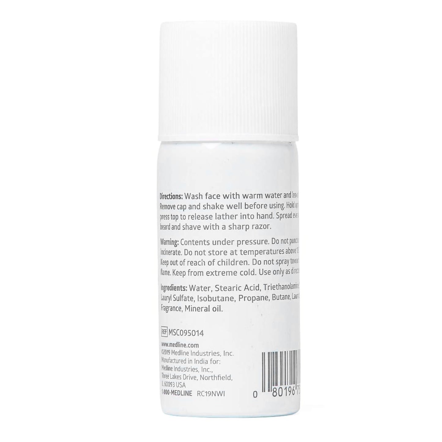Shaving Cream Medline MedSpa Aerosol Can 1.5 oz. MSC095014