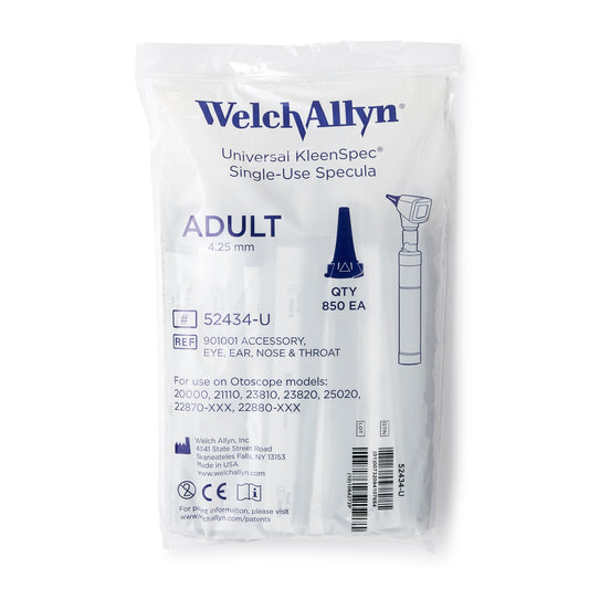 Ear Speculum Tip Set Round Tip Plastic 4.25 mm Disposable - 52434-U