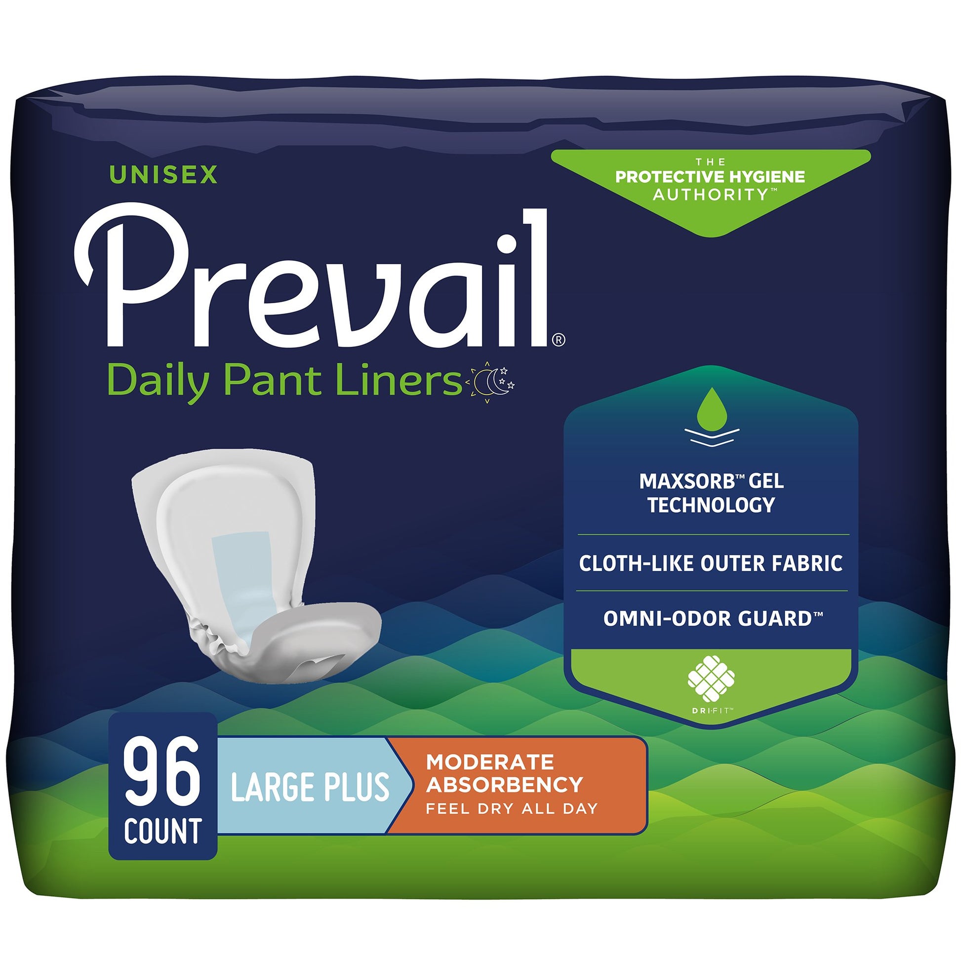 Prevail® Daily Pant Liners Moderate Absorbency Bladder Control Pad, 28 Inch | PL-113/1 Medsitis.com_Medsitis_Medical_Supply_2