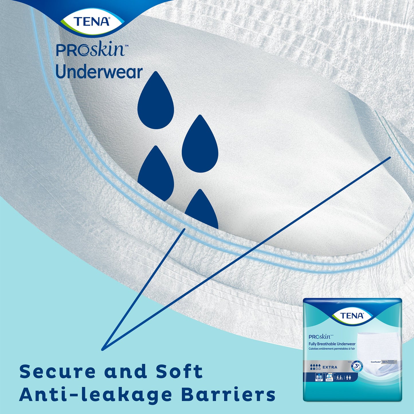 Tena® ProSkin™ Extra Absorbent Underwear, Small 72116