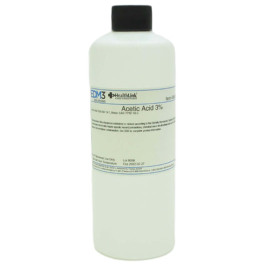 Chemistry Reagent Acetic Acid ACS Grade 3% 16 oz. 400420