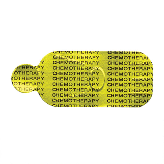 ChemoPlus™ IVA Seals, Yellow/black ink Chemotherapy CP3111Y-