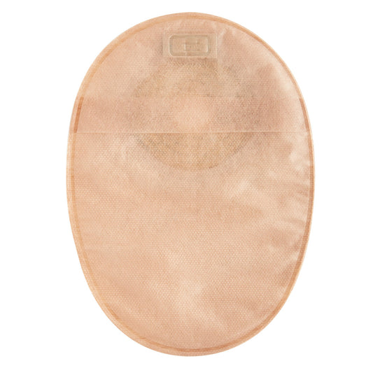 Ostomy Pouch Esteem®+ One-Piece System 8 Inch Length Flat, Trim to Fit 2 Inch Stoma Closed End - 421823