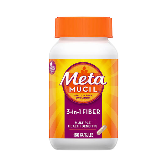 Metamucil® 3-in-1 Fiber Capsules 37000040511