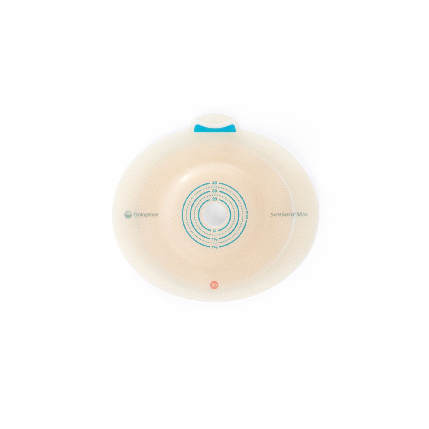 SenSura® Mio Convex Ostomy Barrier, Trim to Fit 15 – 40 mm, Red Match 16483