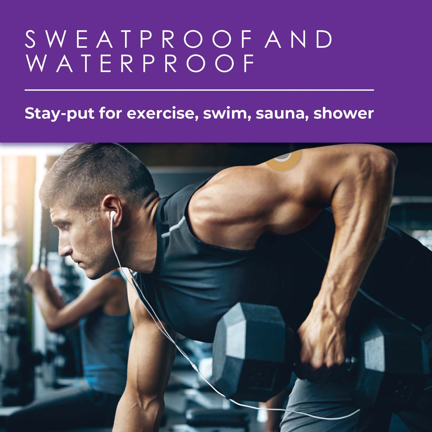 Sensor Overpatch CoverGuard Tan For Dexcom G7 Sensor 101-200T