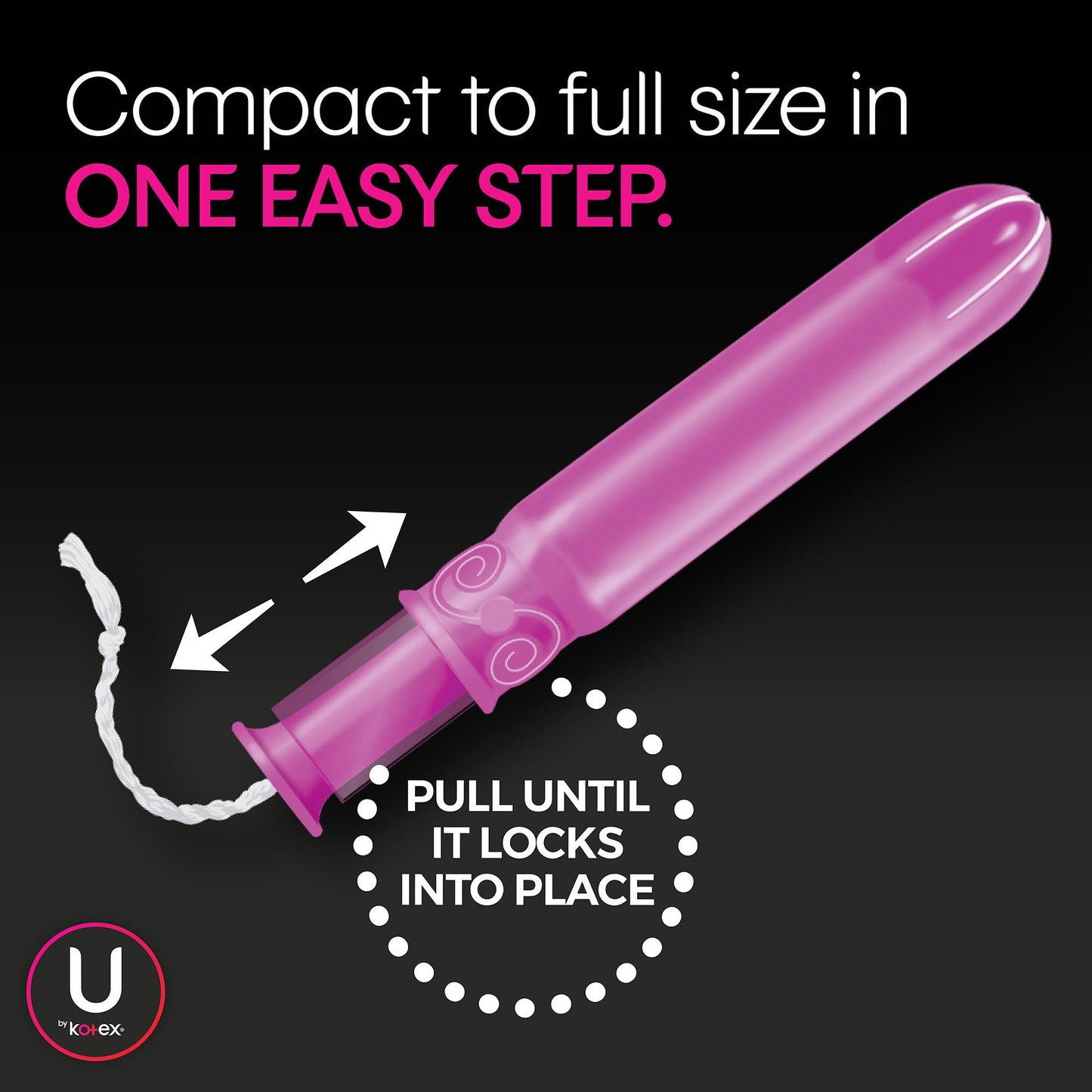U By Kotex® Click® Compact Tampons Super Plus Unscented 51582