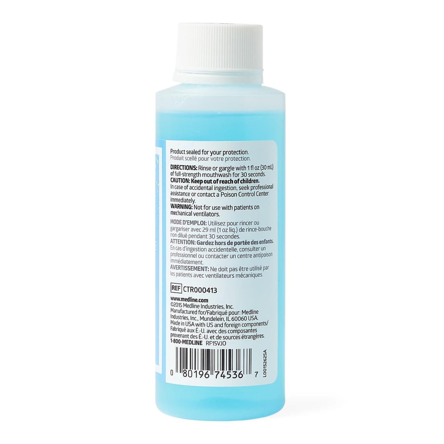 Mouthwash Sparkle Fresh 4 oz. Mint Flavor CTR000413