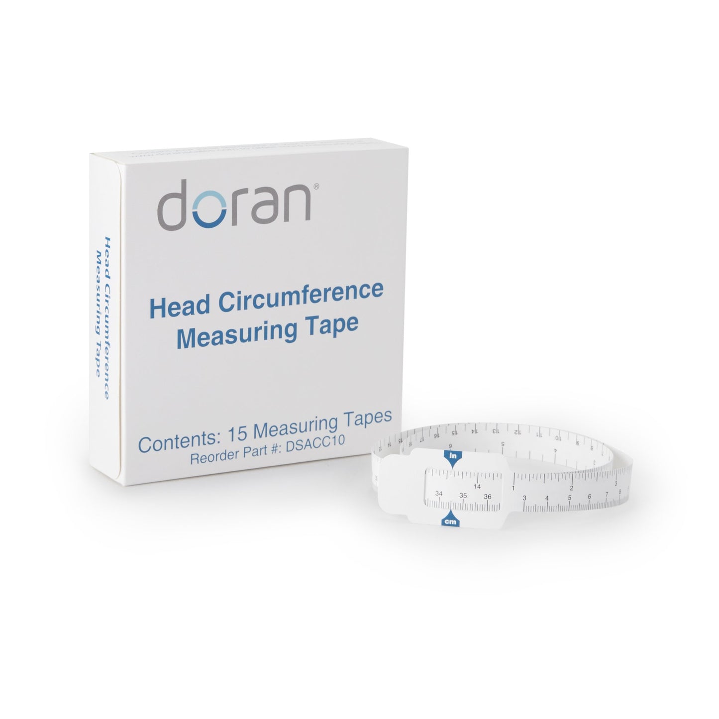 Doran Scales Doran Scales Head Measuring Tape DSACC10, Pack of 15