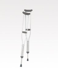 Breg Breg Aluminum Underarm Crutches, Adult 100309-000, 1 Each
