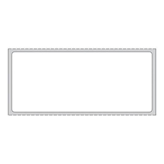 Precision Dynamics PDC White Blank Thermal Label, 1-1/2 x 3-1/2 Inch THERMD25, Case of 8