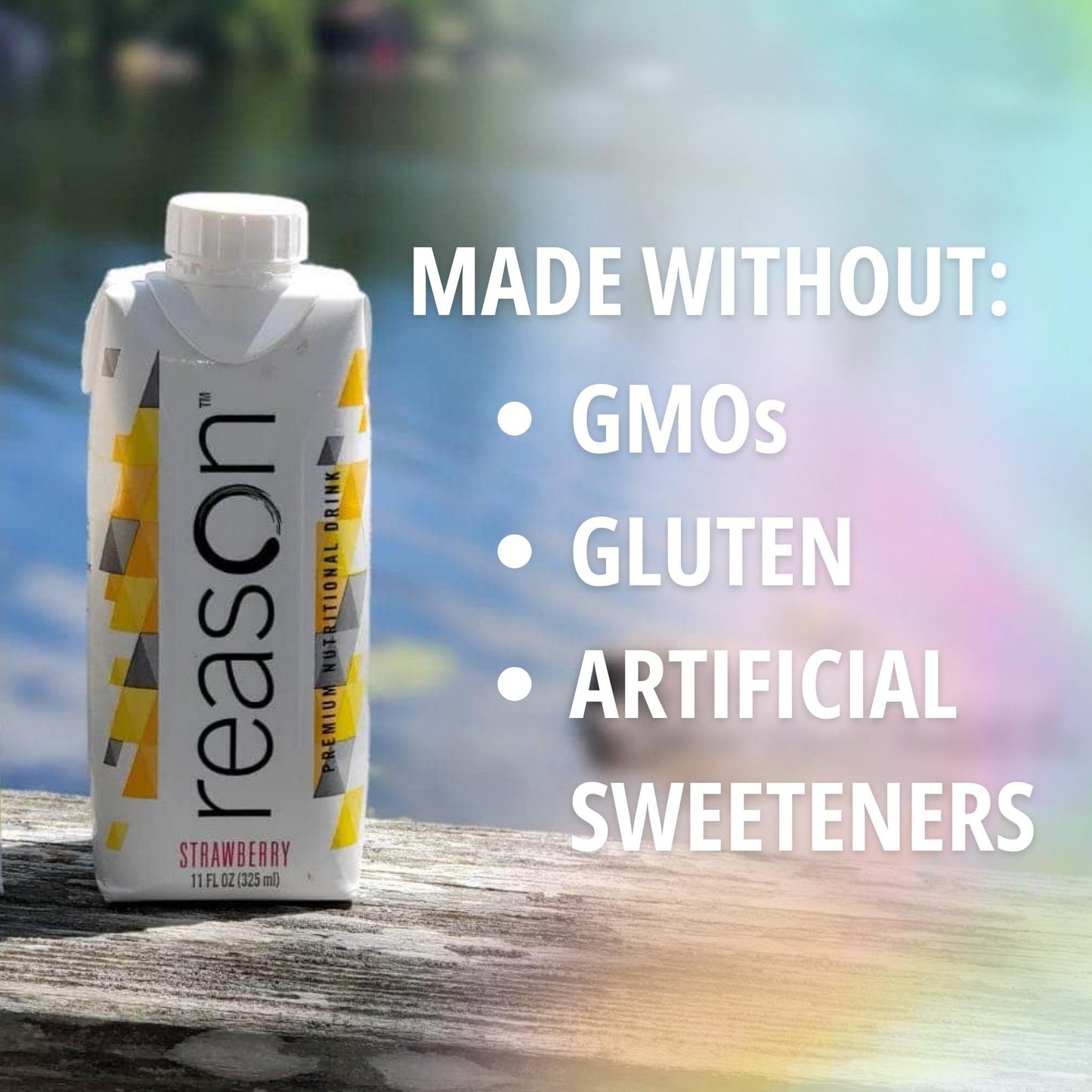 Reason™ Strawberry Premium Nutritional Drink, 11-ounce carton B0BVG12SW1