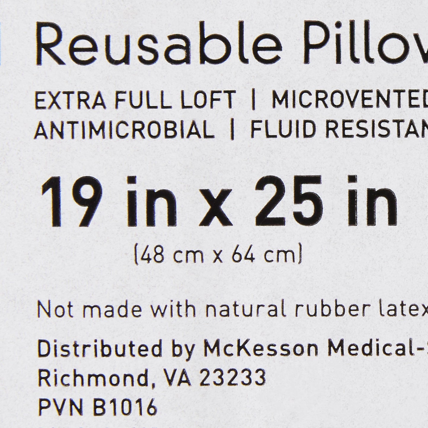McKesson Reusable Bed Pillow 41-1925-WXF