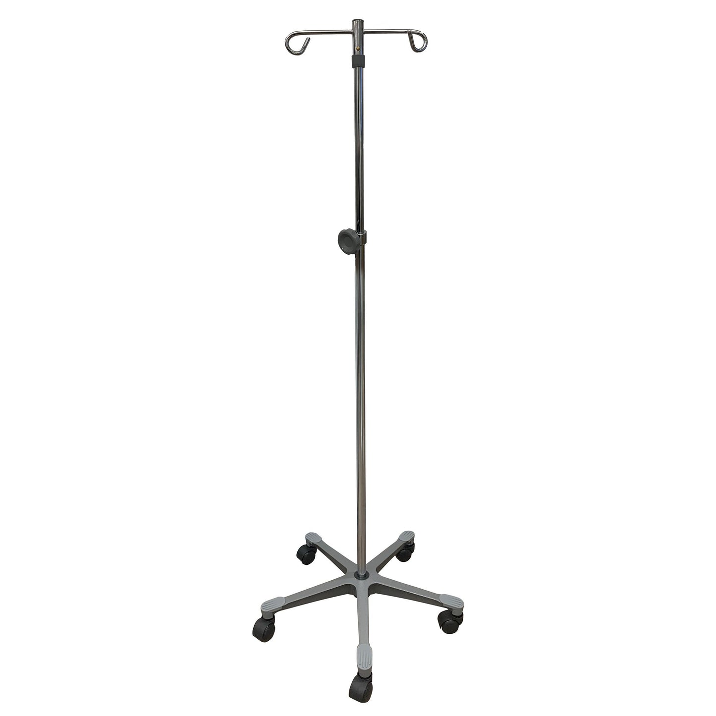 IV Stand Floor Stand 2 Hooks 5 Legs with Casters 16-11350