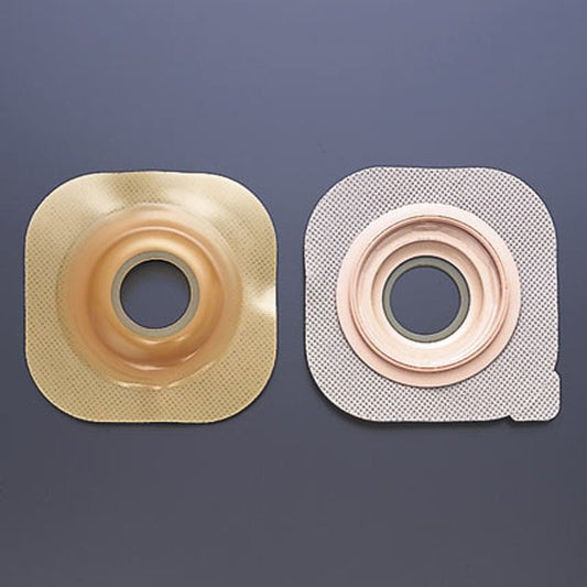 Ostomy Barrier New Image™ FlexWear™ Precut, Standard Wear Without Tape 44 mm Flange Green Code System 7/8 Inch Opening - 15503