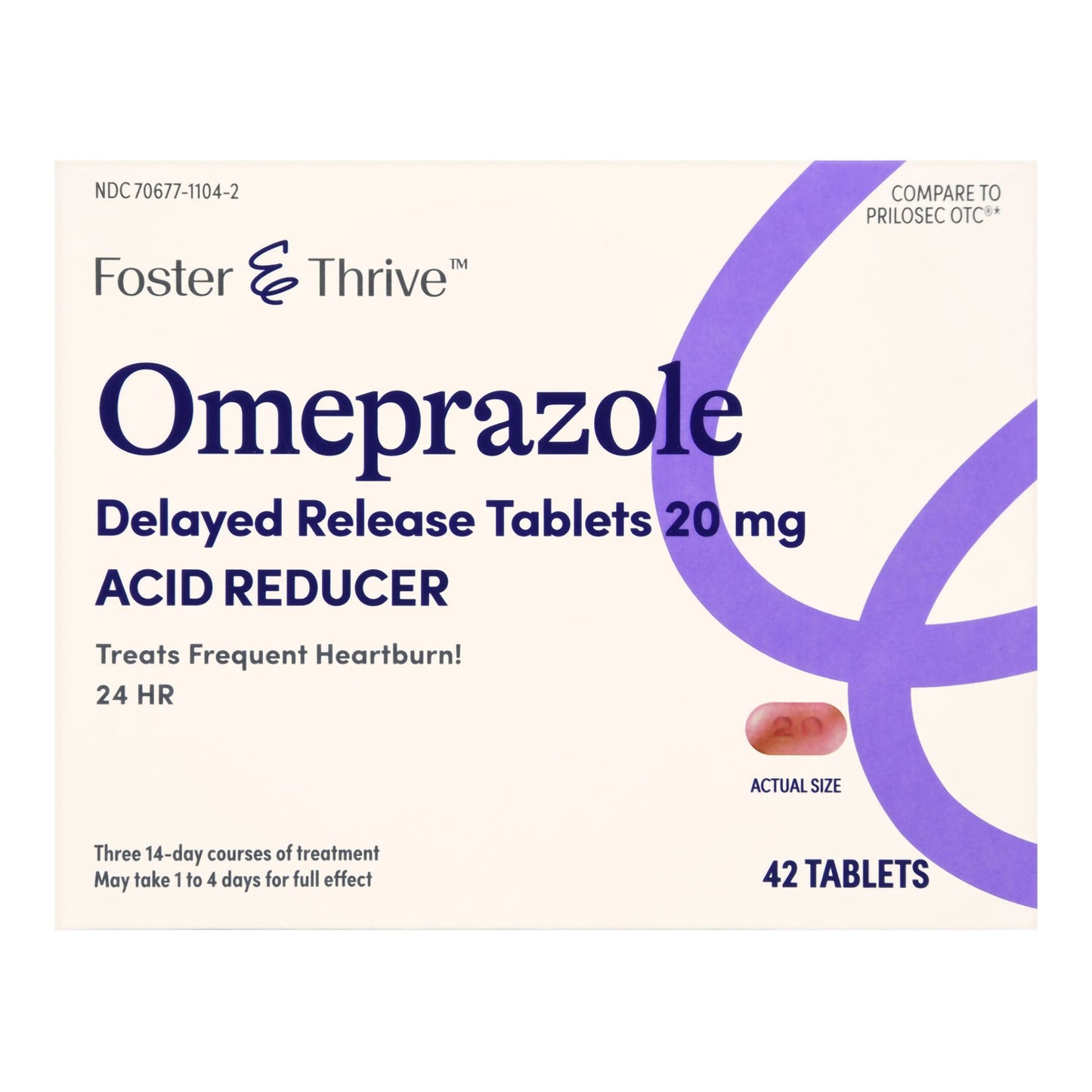 Foster & Thrive™ Omeprazole 20 mg Delayed Release Tablets 70677110402