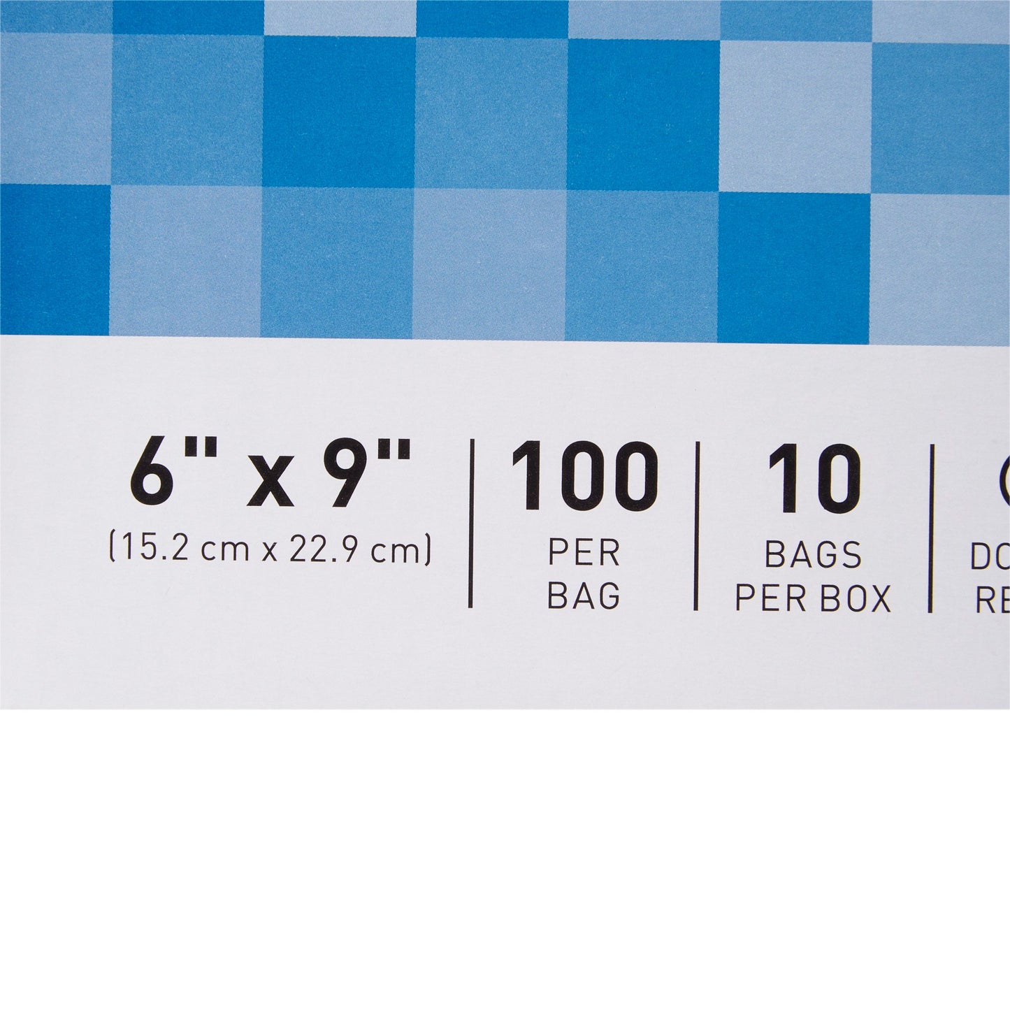 McKesson Zip Closure Bag, 6 x 9 Inches 4580