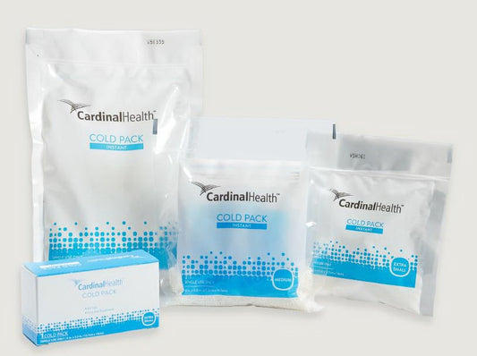 Instant Cold Pack Cardinal Health™ Non-Sweat General Purpose Large 6 X 9 Inch Plastic / Ammonium Nitrate / Water Disposable 11440-012B