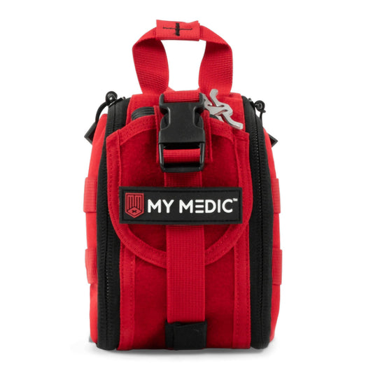 Trauma First Aid Kit My Medic™ TFAK Red Nylon Bag - MM-KIT-SPC-S-TFAK-RED