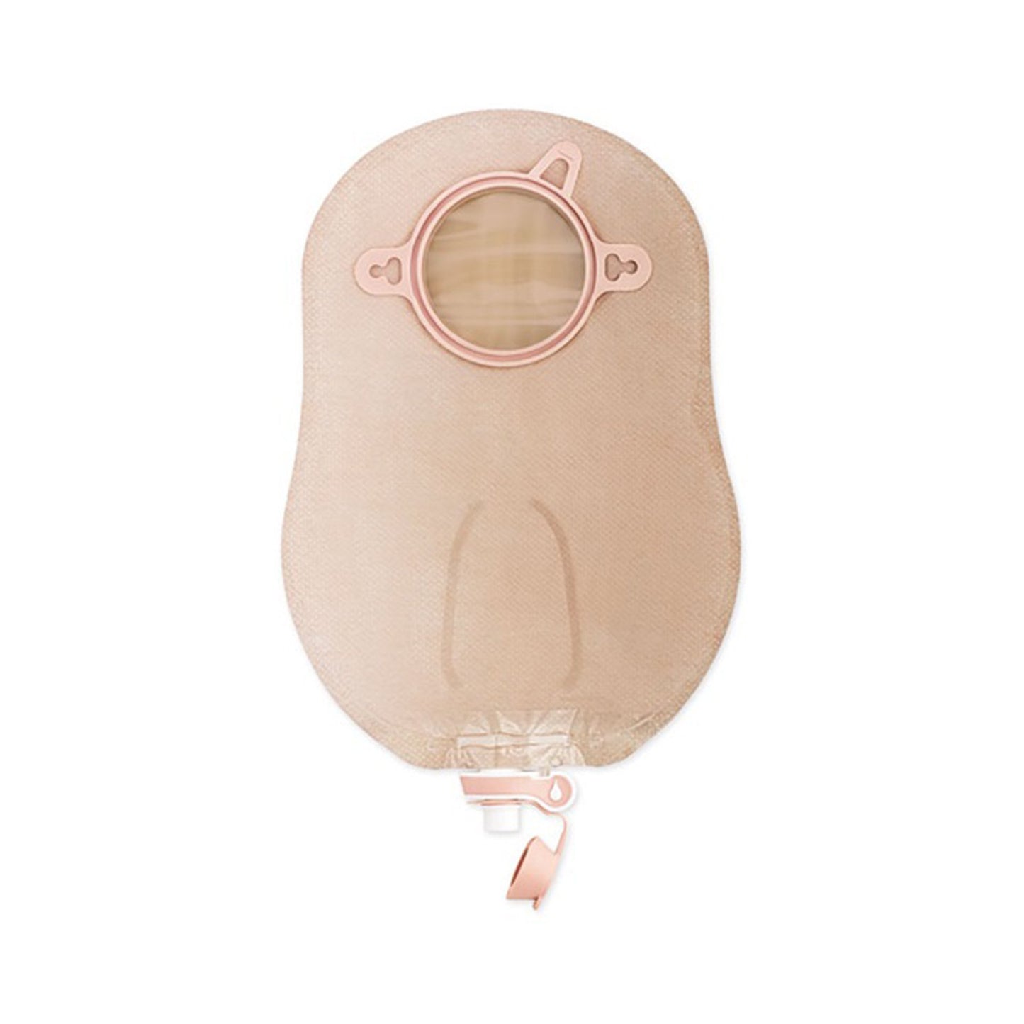 New Image™ Two-Piece Beige Urostomy Pouch, 57 mm Flange, Red Color Match 18413