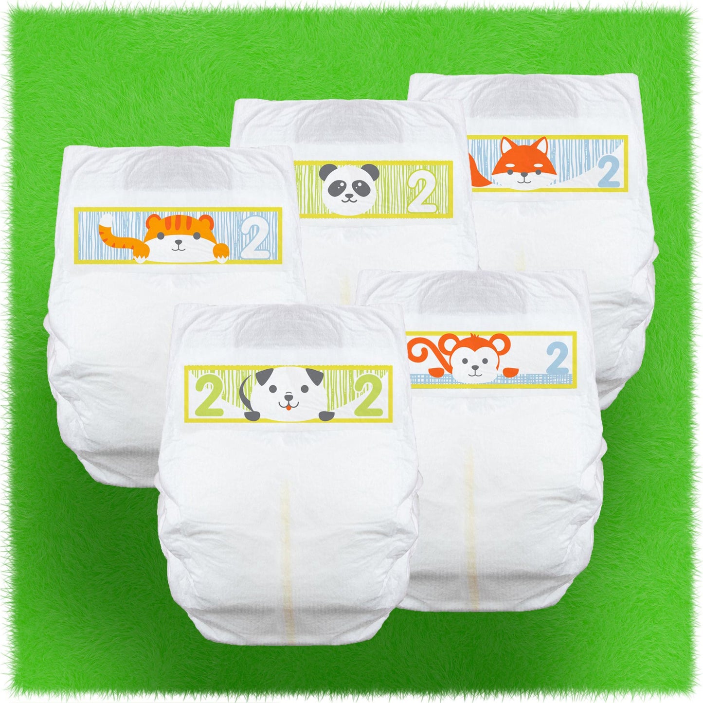 Cuties® Premium Diaper, Size 2 CR2001