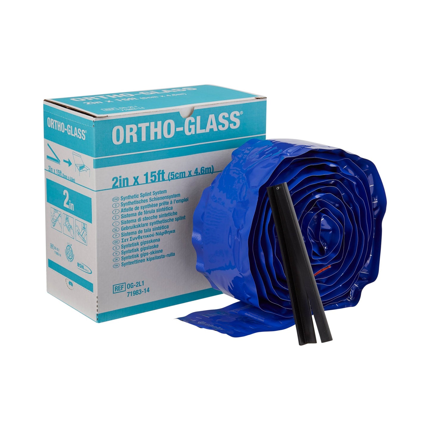 Ortho-Glass® Splint Roll, White, 2 Inch x 5 Yard OG-2L2