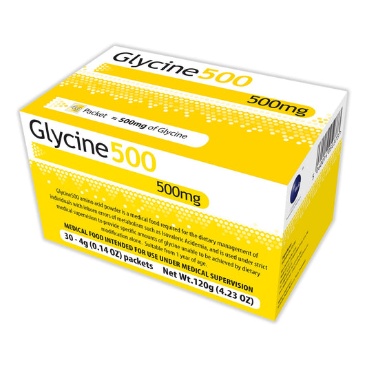 Oral Supplement Glycene500 Unflavored Powder 4 Gram Individual Packet 812539020653