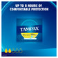 Tampax® Regular Absorbency Tampon, 40 per Box 07301022110