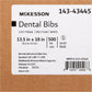 McKesson White Dental Bib, 13-1/2 x 18 Inch 143-43445