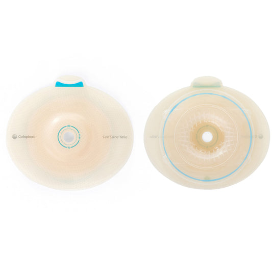 Ostomy Barrier SenSura® Mio Flex Precut, Standard Wear Elastic Adhesive 50 mm Flange Red Code System 13/16 Inch Opening - 16484