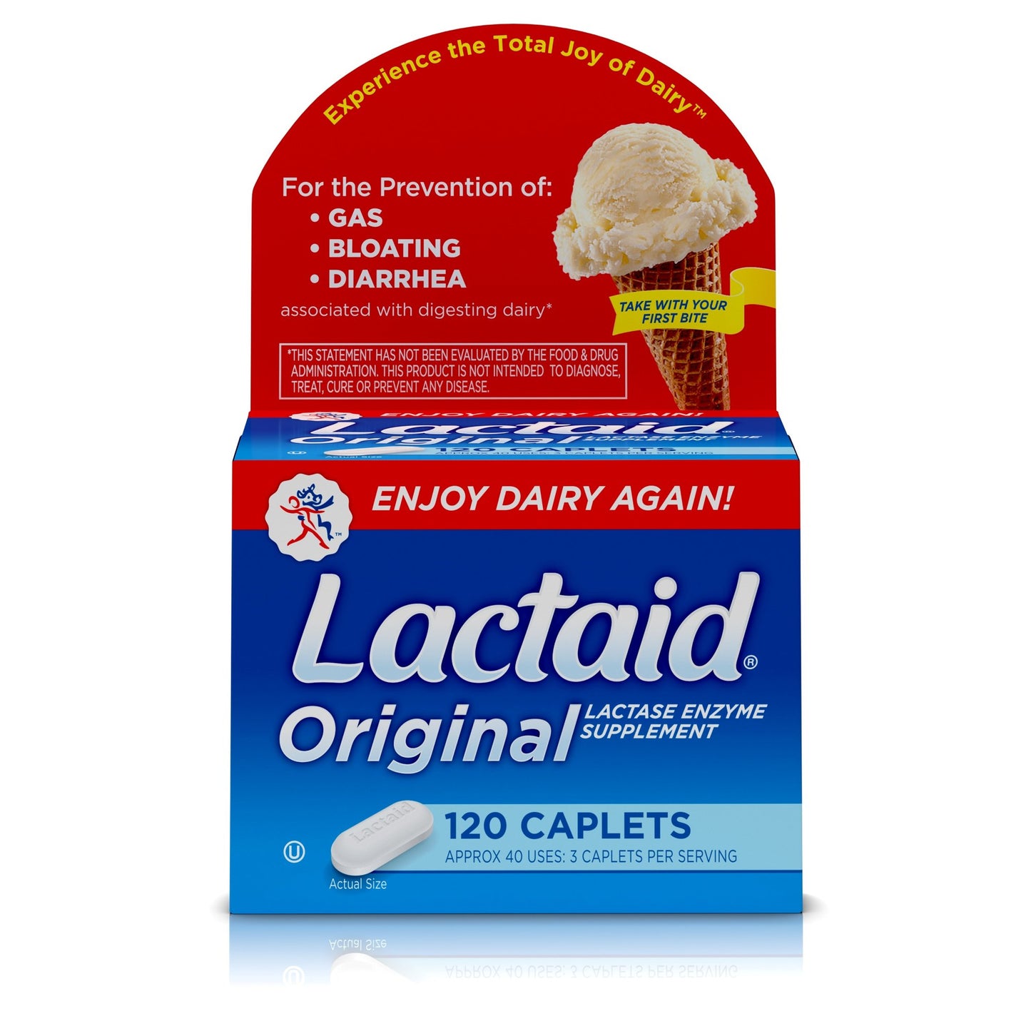Lactaid® Original Lactase Enzyme Dietary Supplement 800800300