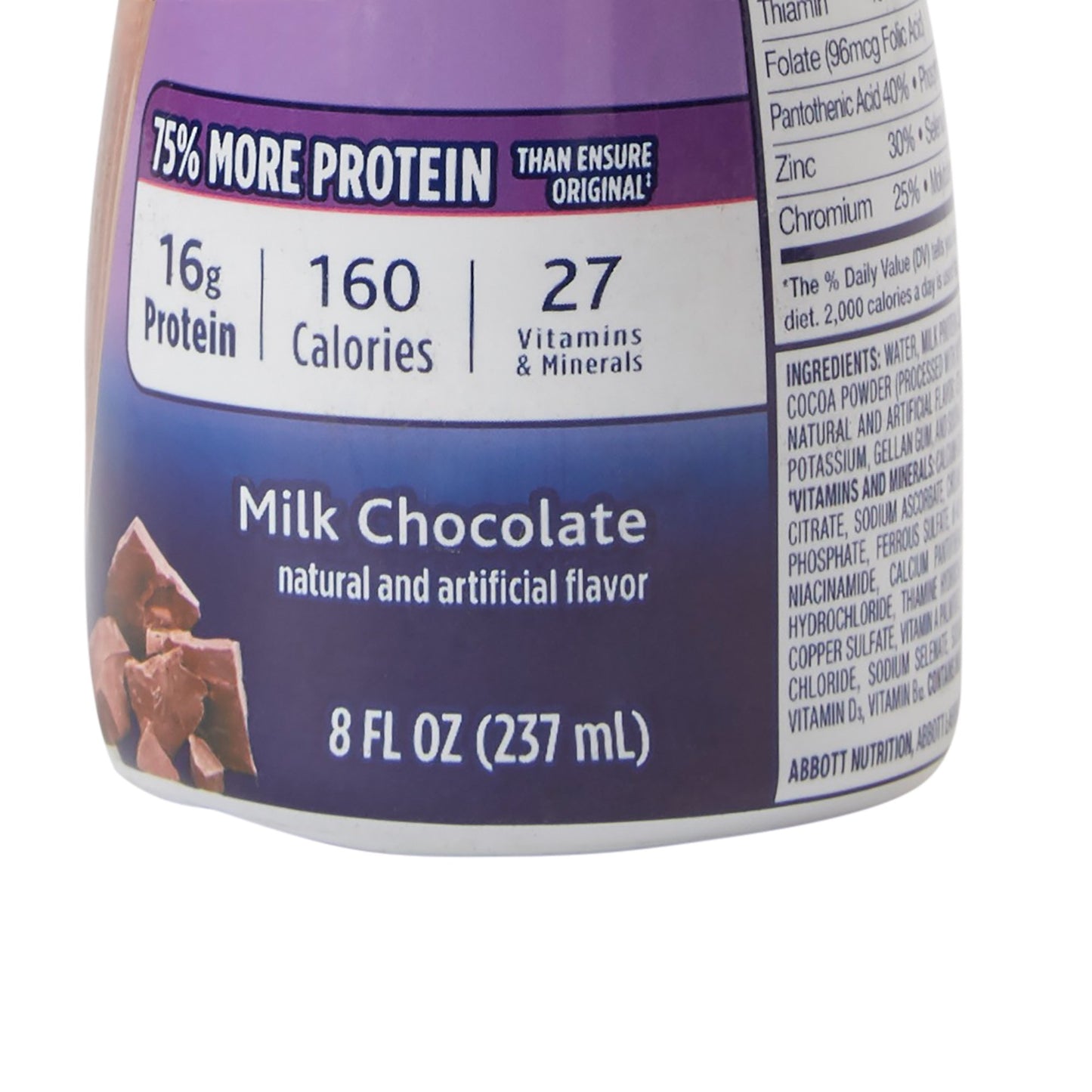 Ensure® High Protein Therapeutic Nutrition, Chocolate, 8-ounce bottle 64134